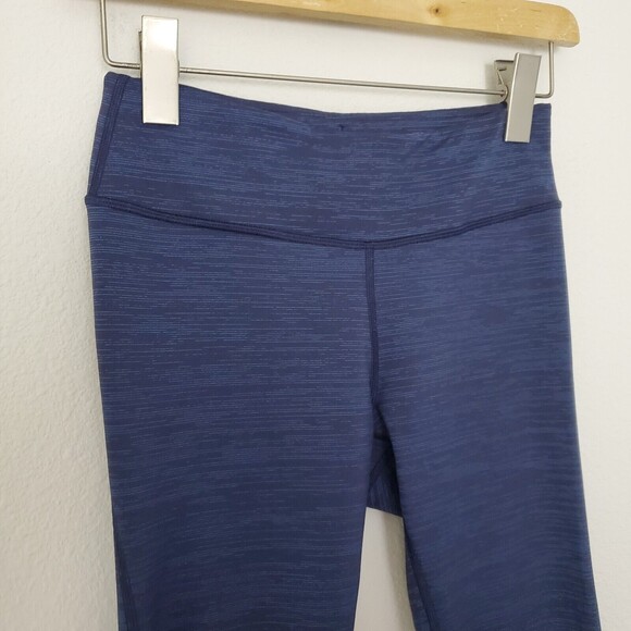 Outdoor Voices Leggings Small Blue Tech Sweat Flex Crop Athletic Gym Sporty - Picture 4 of 11